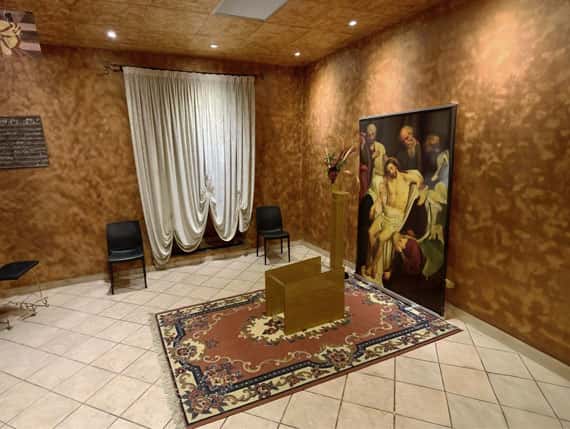 Ambiente raccolto della sede di Bagnoregio