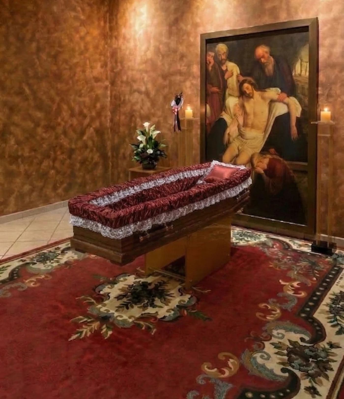 Spazi della Casa Funeraria La Speranza a Bagnoregio